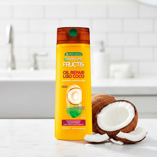 SHAMPOO FRUCTIS OIL LISO COCO 350ML