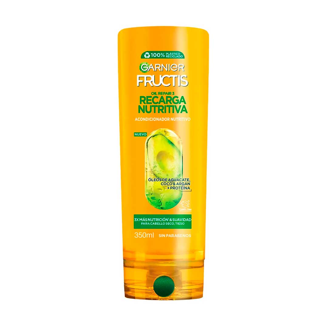 ACONDICIONADOR FRUCTIS RECARGA NUTRITIVA 350ML