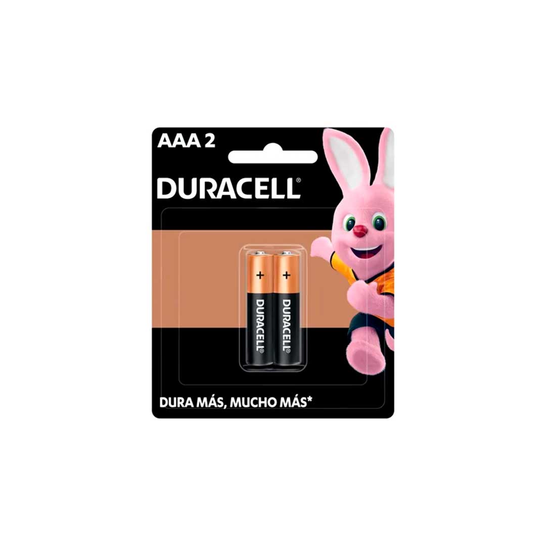 PILAS DURACELL AAA BLISTER X2