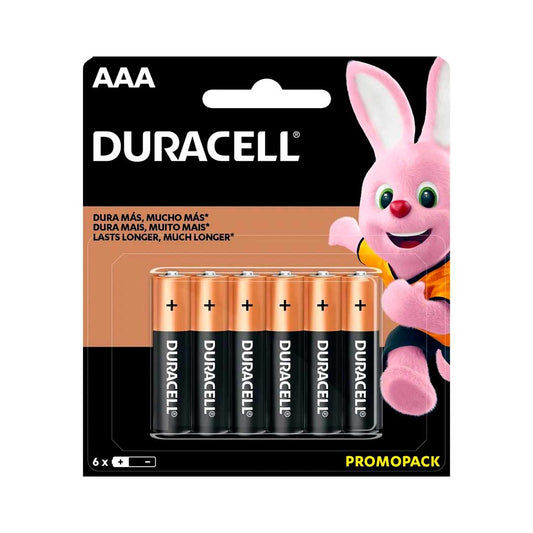 PILAS DURACELL AAA BLISTER X6 PROMOPACK