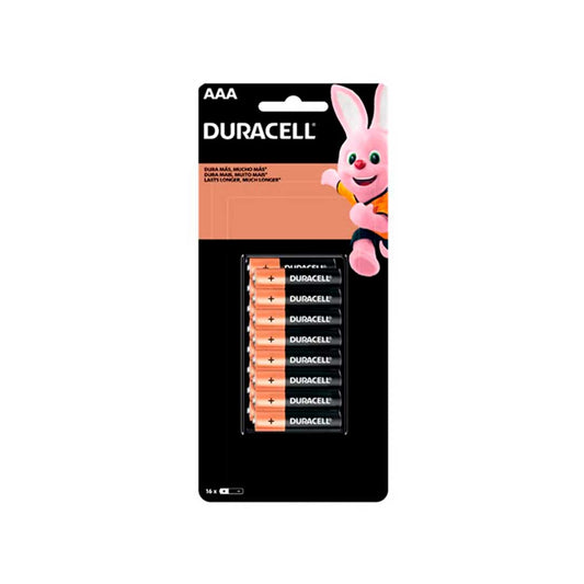 PILAS DURACELL AAA BLISTER X16 ECONOPACK