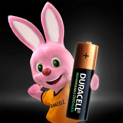 PILAS DURACELL AA BLISTER X 2 RECARGABLES