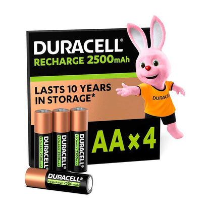 PILAS DURACELL AA BLISTER X4 RECARGABLES