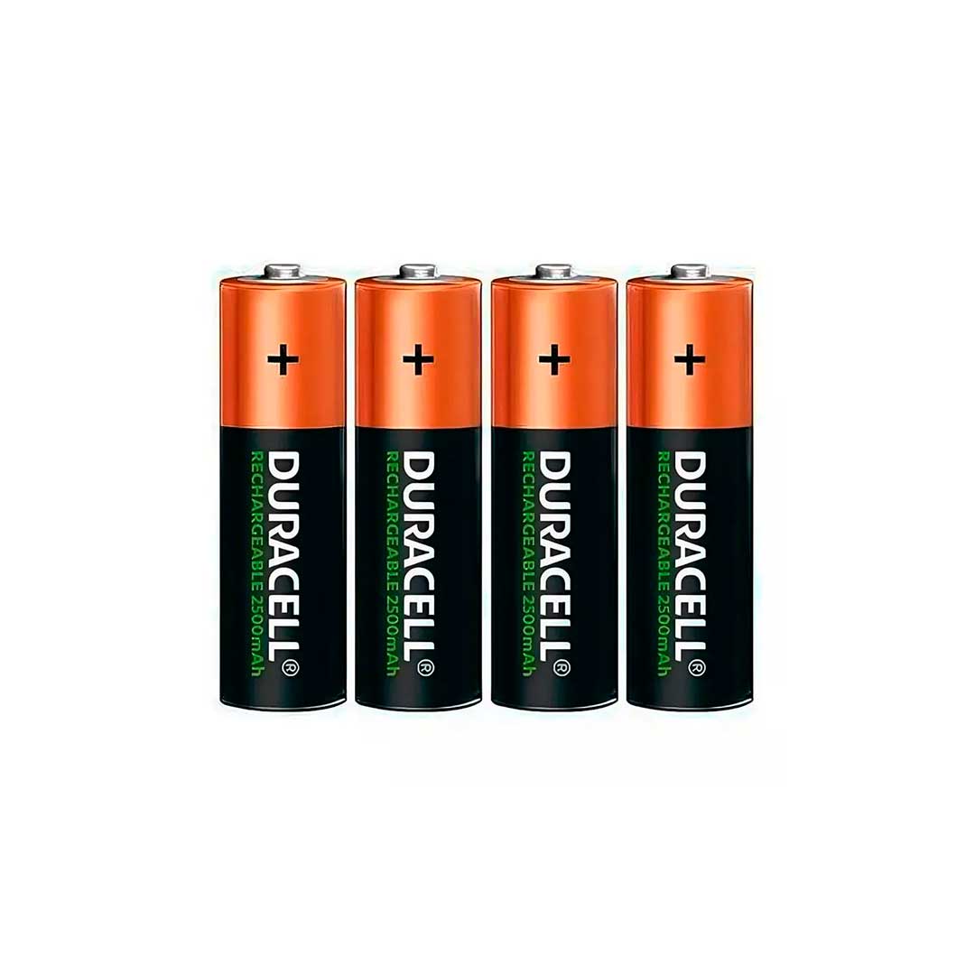 PILAS DURACELL AA BLISTER X4 RECARGABLES