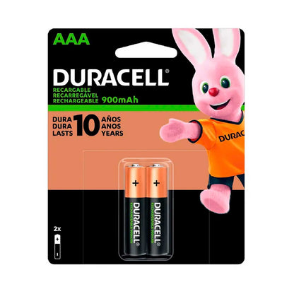 PILAS DURACELL AAA BLISTER X2 RECARGABLES