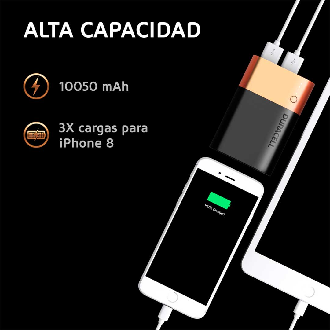 POWERBANK DURACELL 10050 MAH