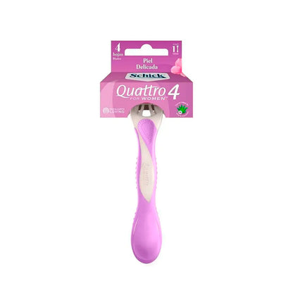 AFEITADORA SCHICK QUATTRO PIEL DELICADA