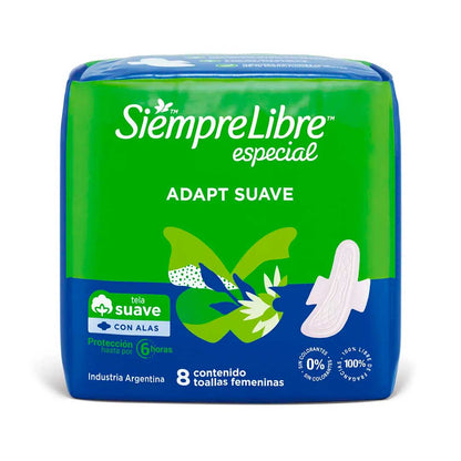 TOALLA FEMENINA SIEMPRE LIBRE ESPECIAL ADAPT.X8UN