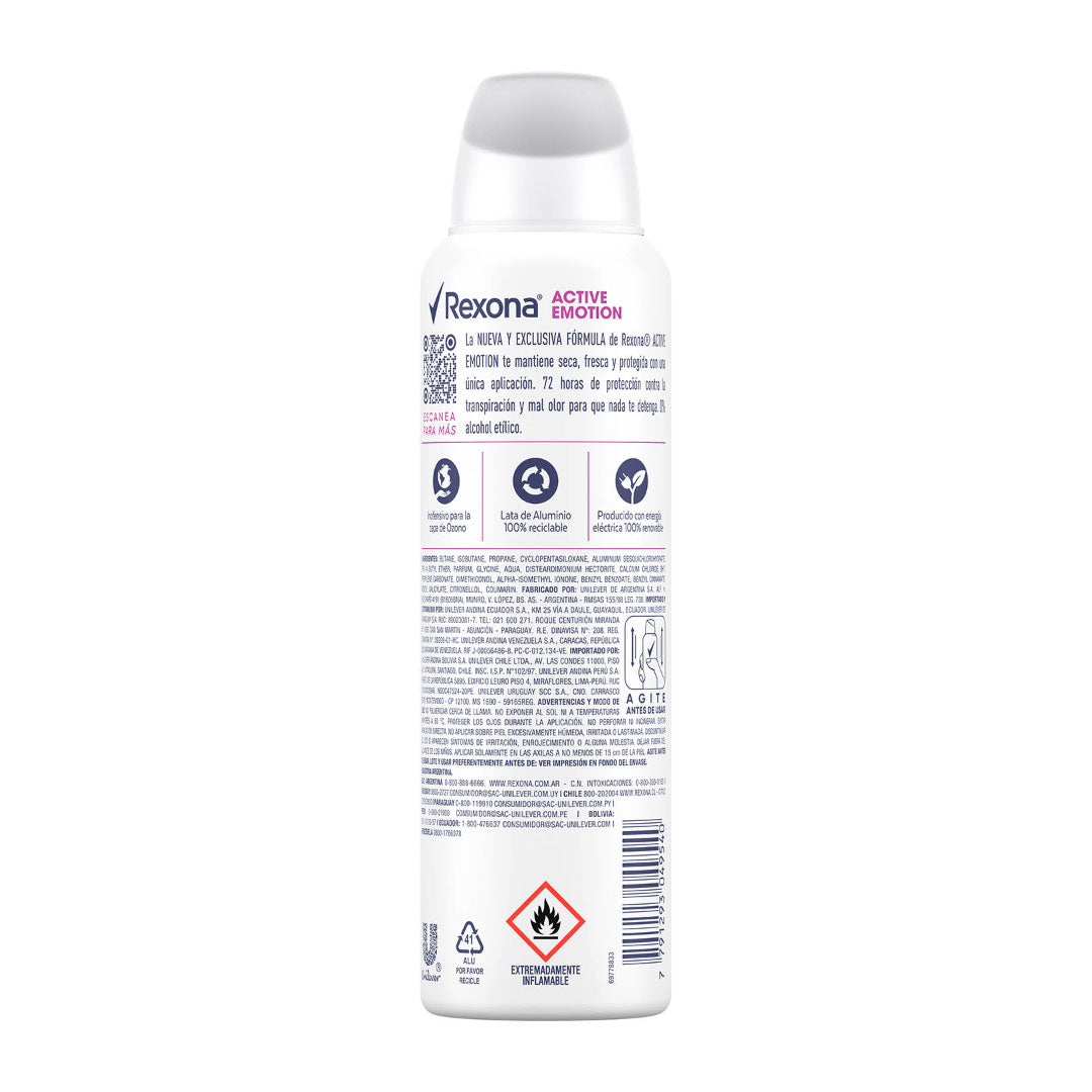 DESODORANTE REXONA ACTIVE EMOTION AERO 150ML 466