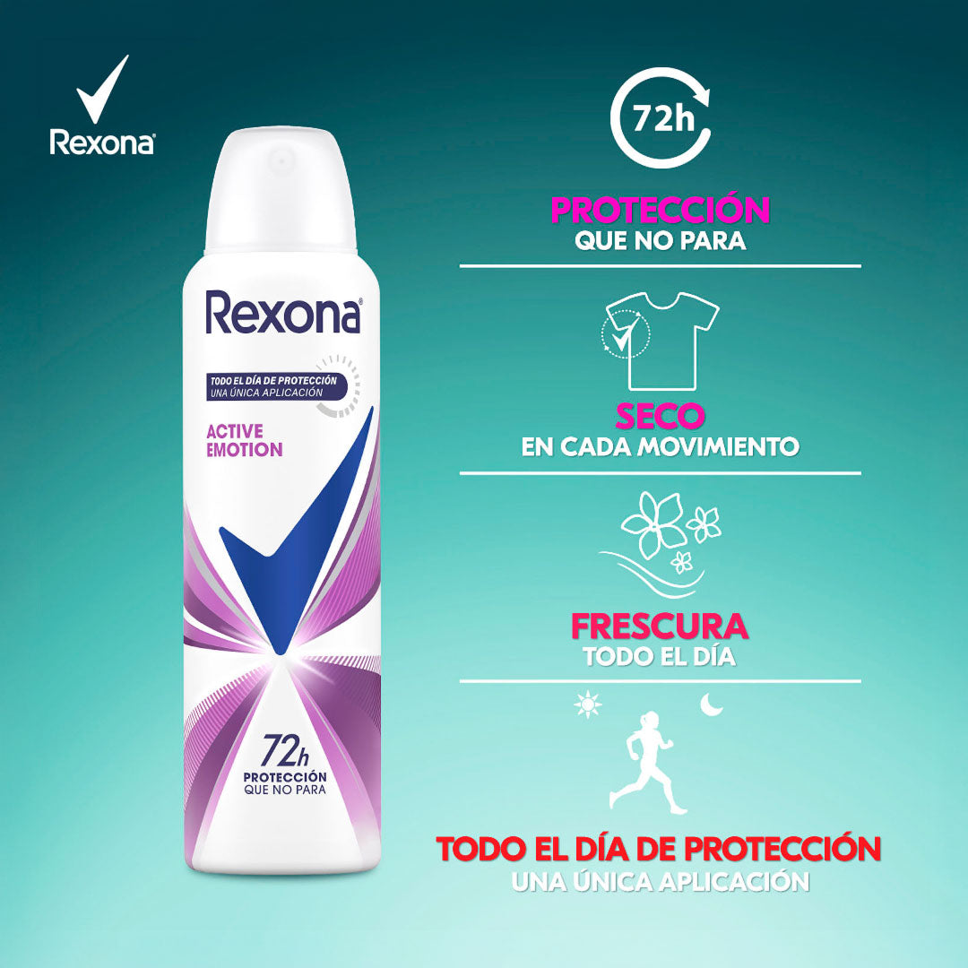 DESODORANTE REXONA ACTIVE EMOTION AERO 150ML 466