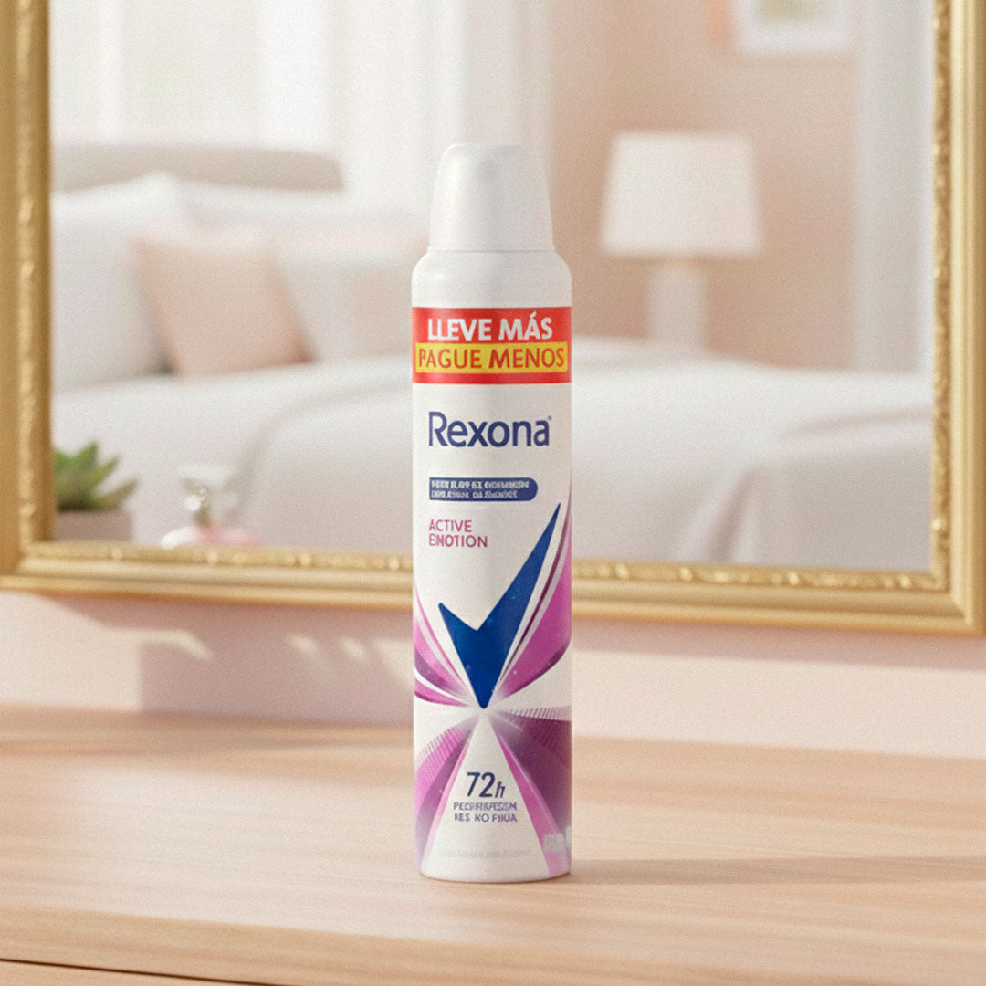 DESODORANTE REXONA ACTIVE EMOTION AEROSOL 250ML LL