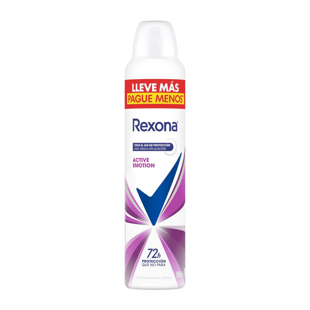 DESODORANTE REXONA ACTIVE EMOTION AEROSOL 250ML LL