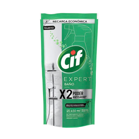 LIMPIADOR CIF BAÑO EXPERT DOY PACK 450ML