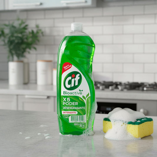 DETERGENTE CIF BIOACTIVE LIMA 300ML 69686494