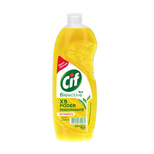 DETERGENTE CIF BIOACTIVE LIMÓN 500ML 69686491