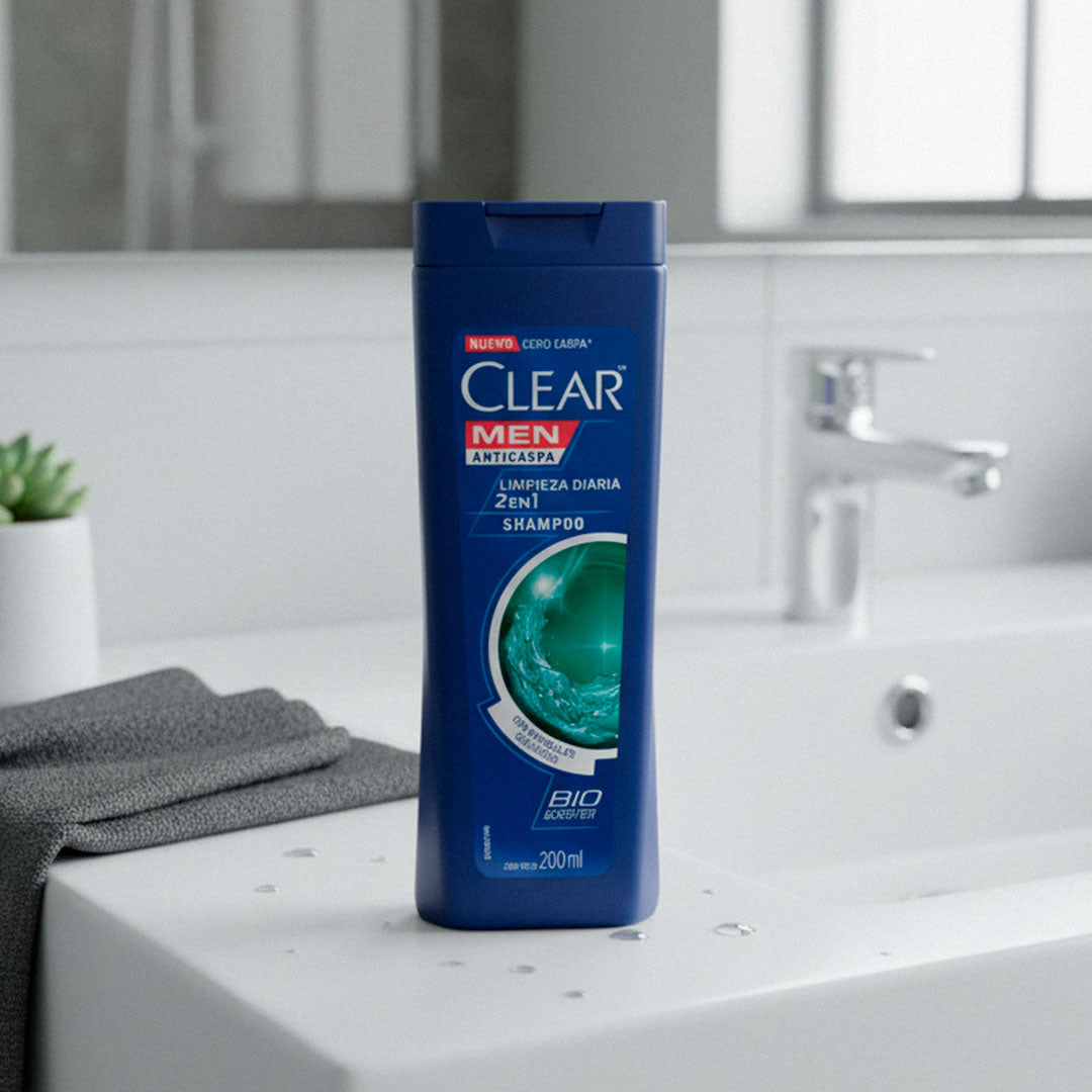 SHAMPOO CLEAR MEN LIMPIEZA DIARIA 200ML 68473342