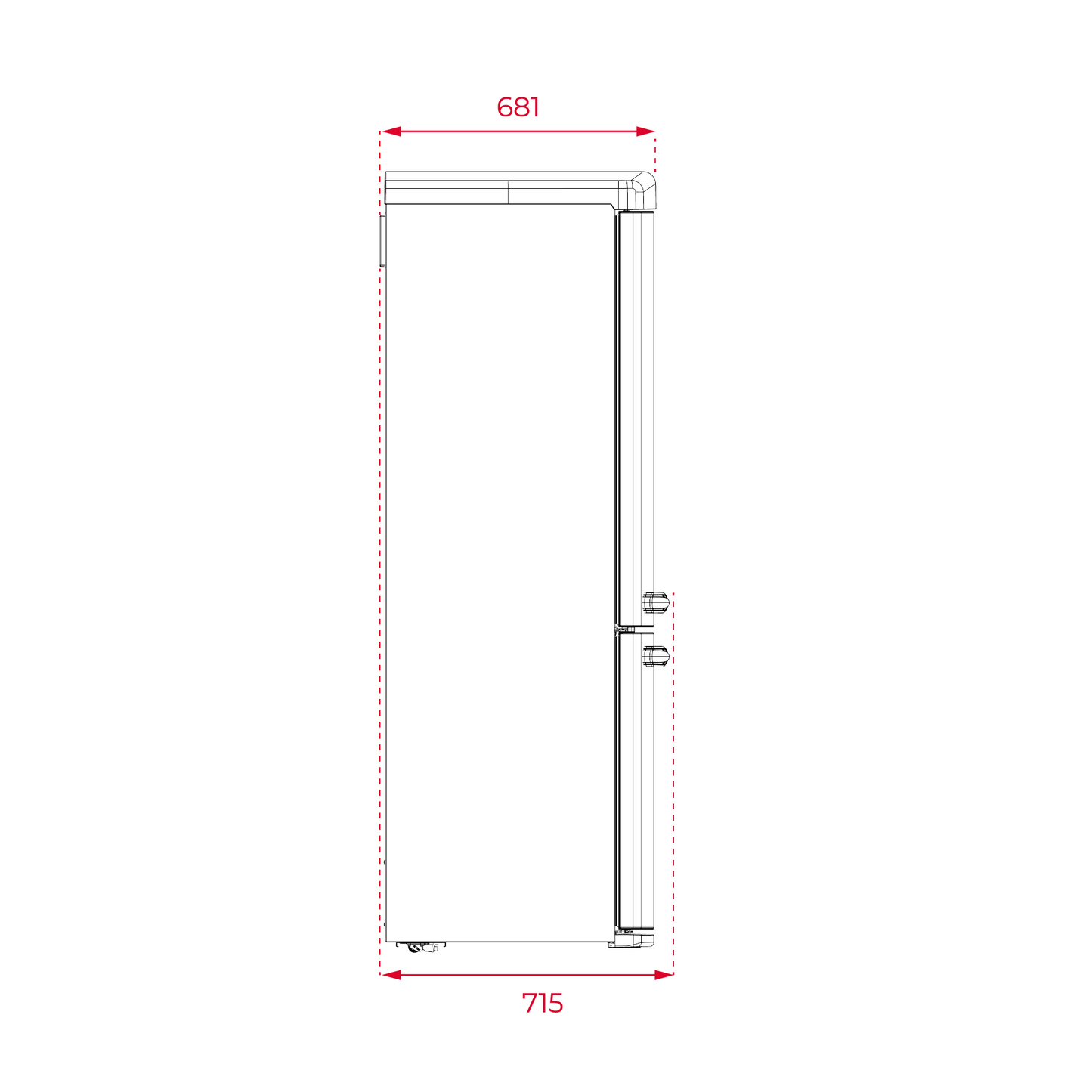 Heladera retro TEKA RBF 78615