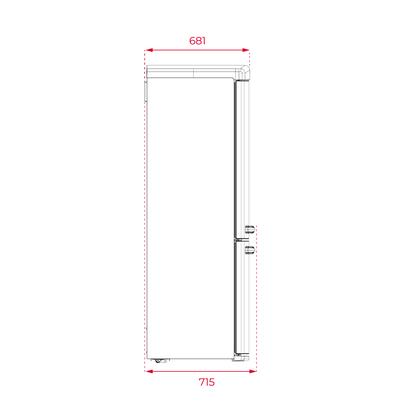 Heladera retro TEKA RBF 78615