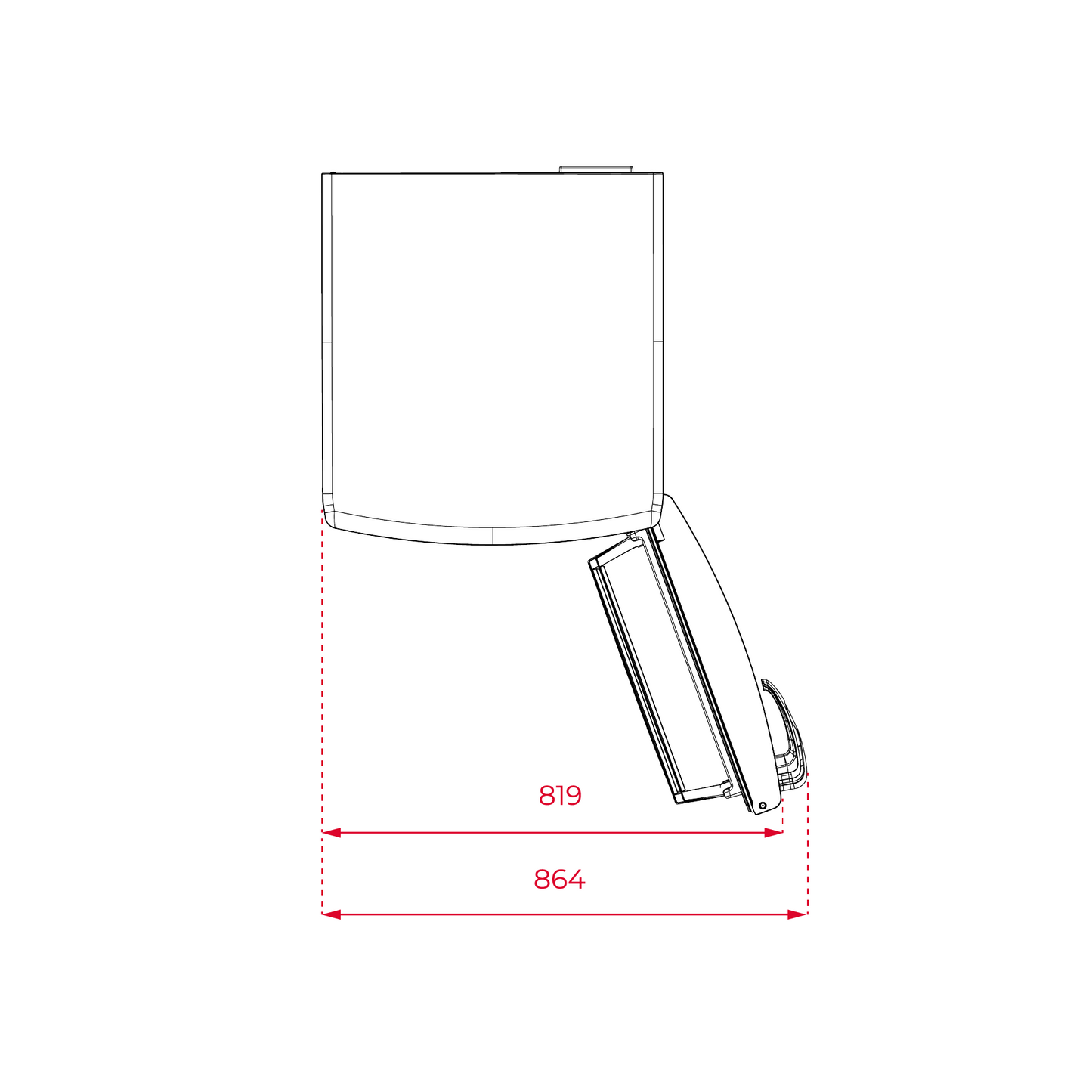 Heladera retro TEKA RBF 78615
