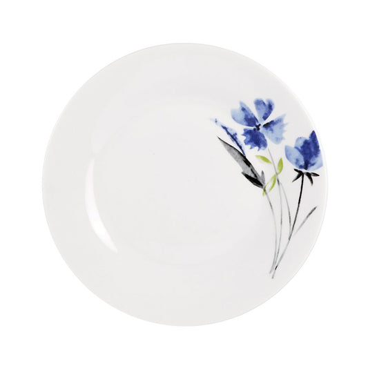 PLATO DE MESA PORCELANA 23CM FLOR AZ
