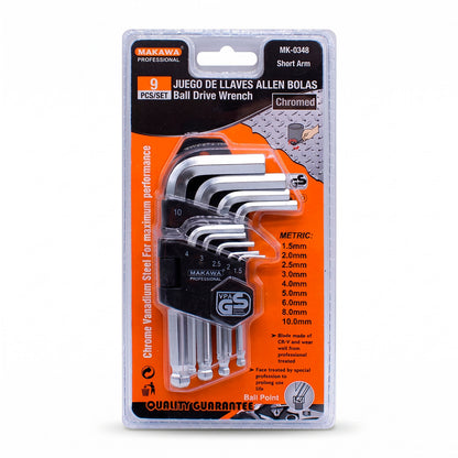 LLAVE ALLEN 9PZ TIPO BOLA MAKAWA MK-0348