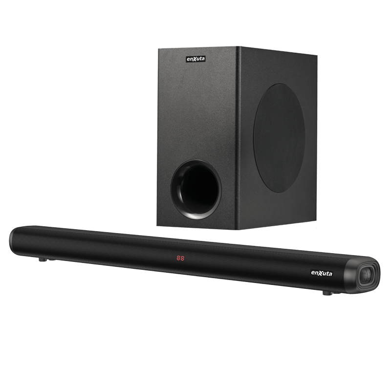 Barra de Sonido con Subwoofer Bluetooth, 1.600 Watts – BSENX29160 – ENXUTA