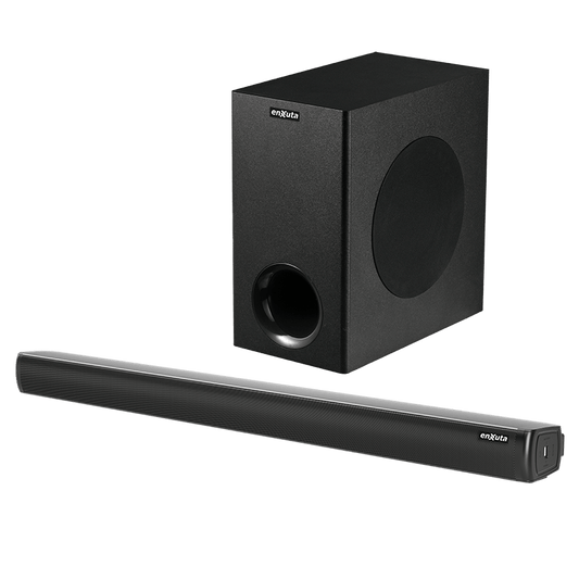 Barra de Sonido con Subwoofer Bluetooth, 800 Watts – BSENX2980 – ENXUTA