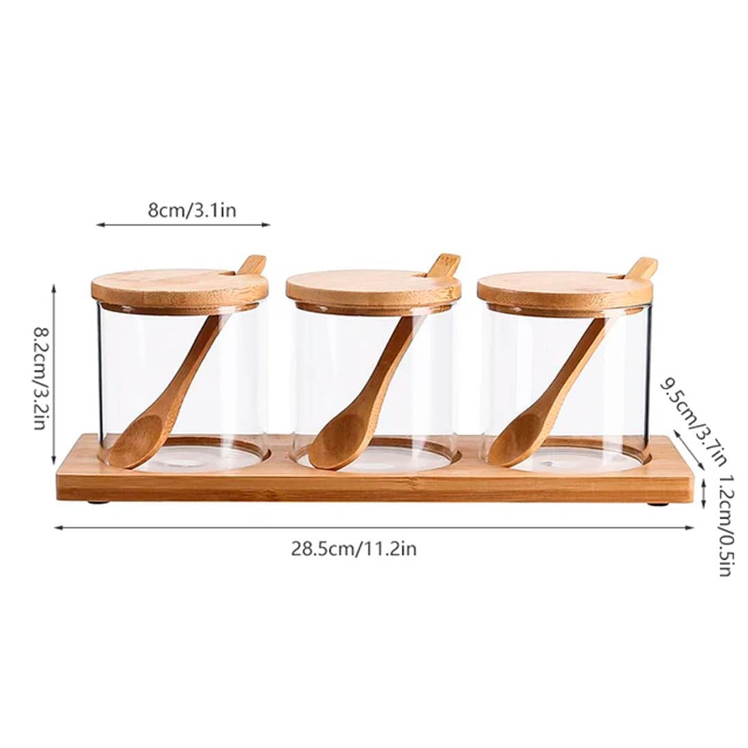 JUEGO DE ESPECIEROS 3 PZ CON CUCHARA LH-3102