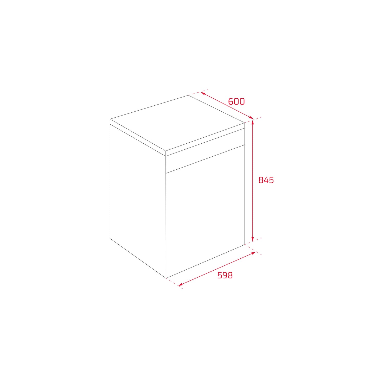 Lavavajillas TEKA inox. DFS 76850