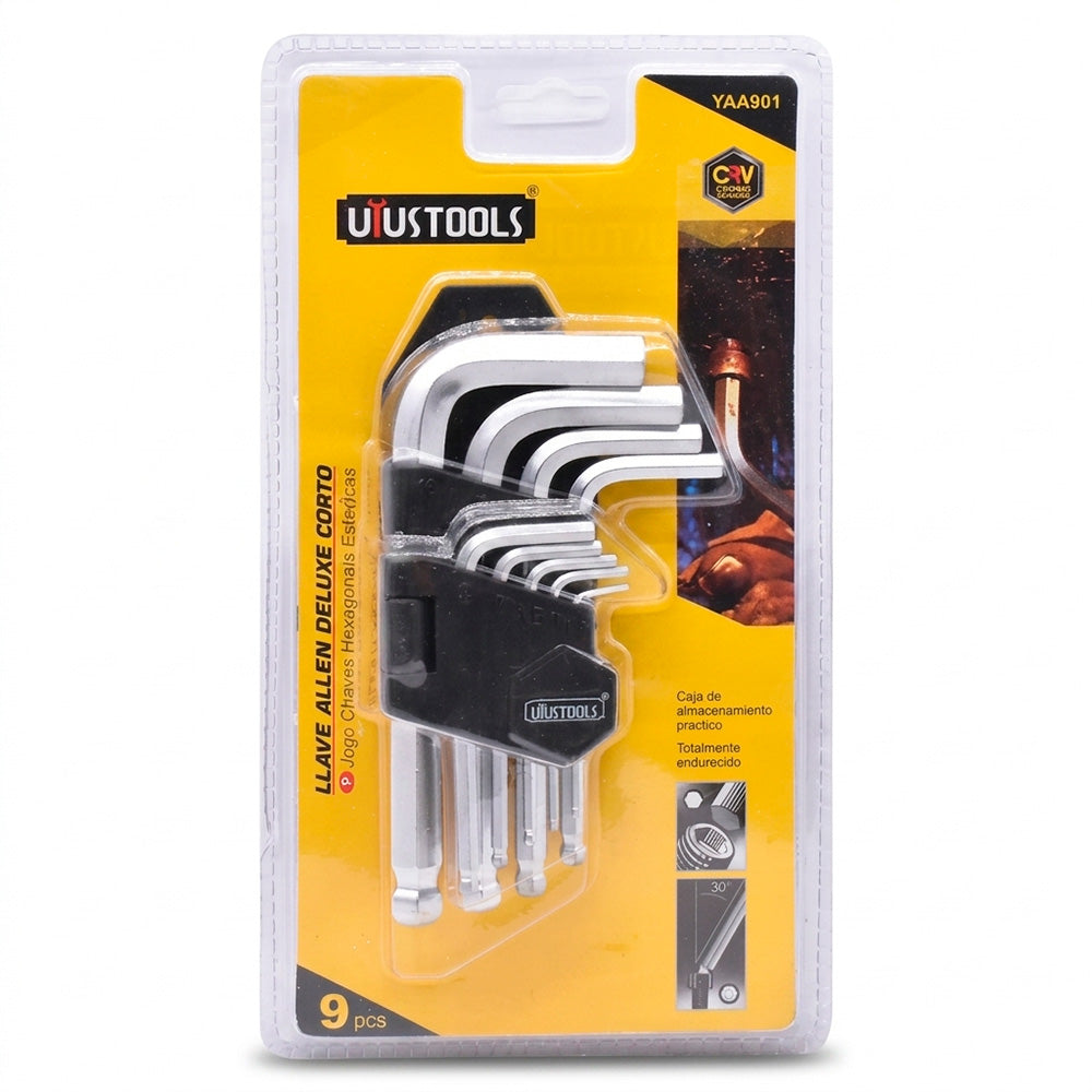 LLAVE ALLEN UNIVERSAL 9PZ CORTA UYUSTOOLS YAA901