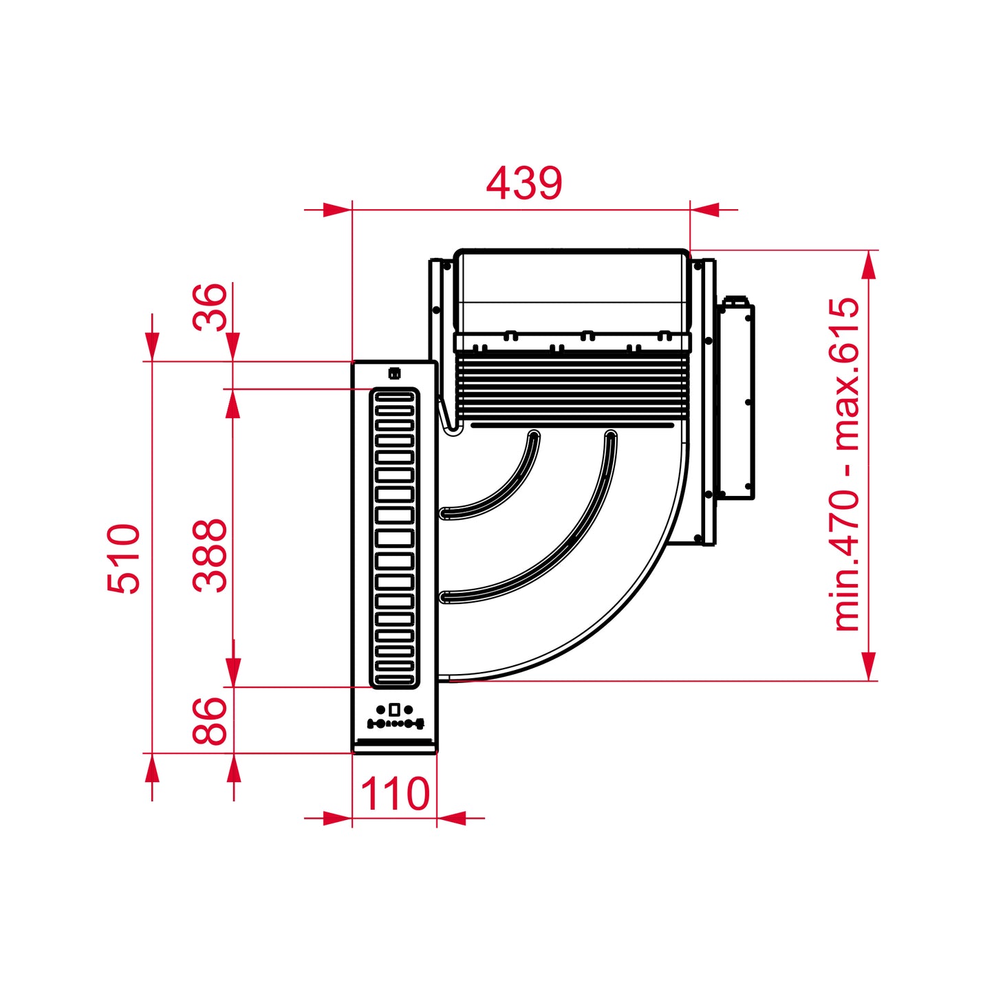 Campana de mesada TEKA FIH 16760