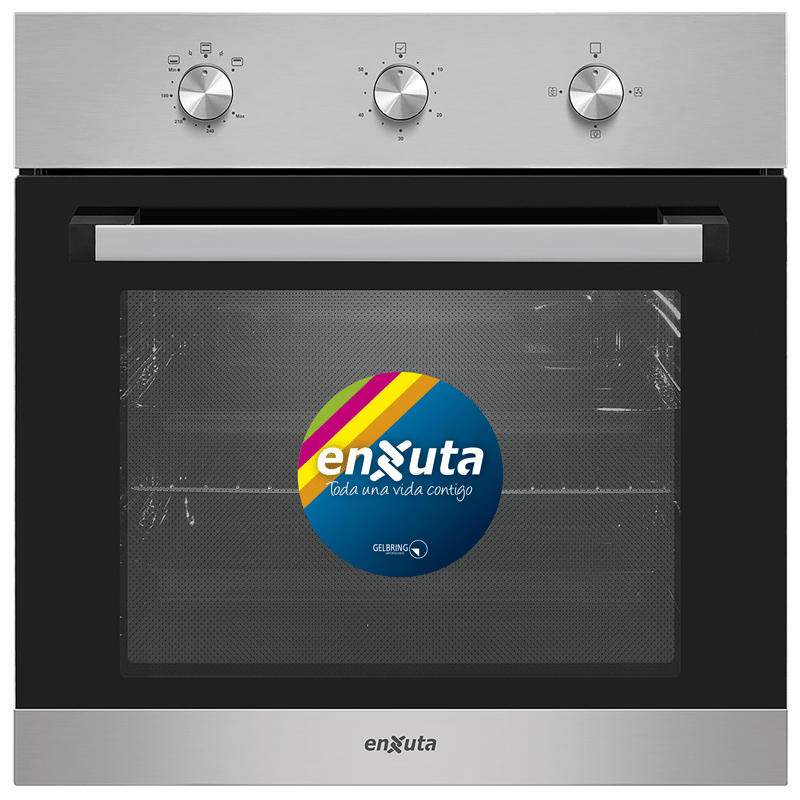 Horno de Empotrar a Gas Inox – HEENXG5500 – Enxuta
