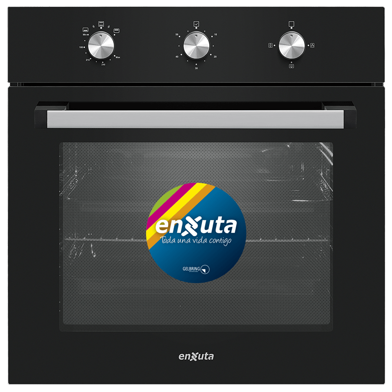 Horno de Empotrar a Gas Negro – HEENXG5500NG – Enxuta