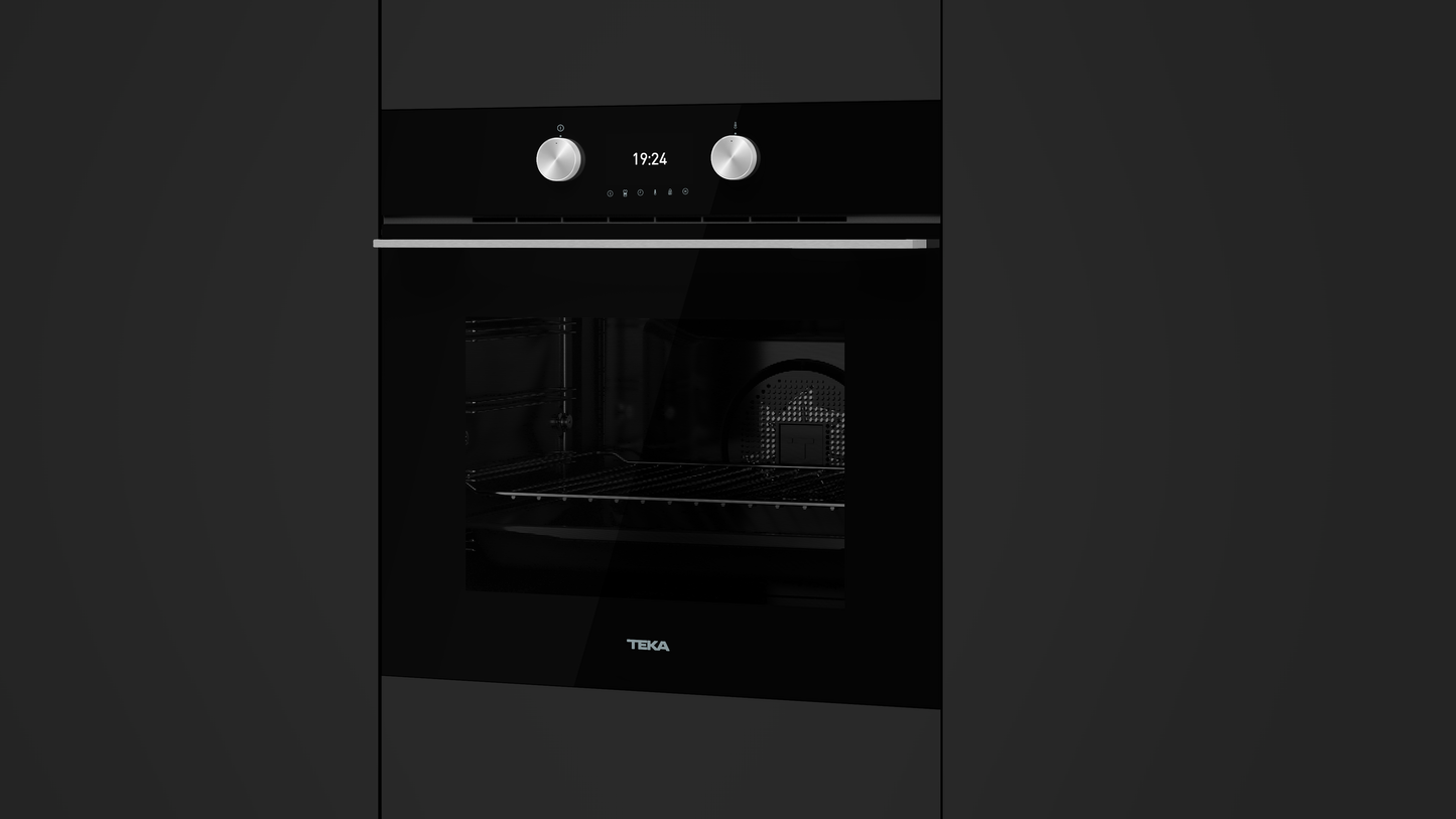 HLB 8600 BK Horno TEKA Multifunción con 20 recetas y 12 funciones