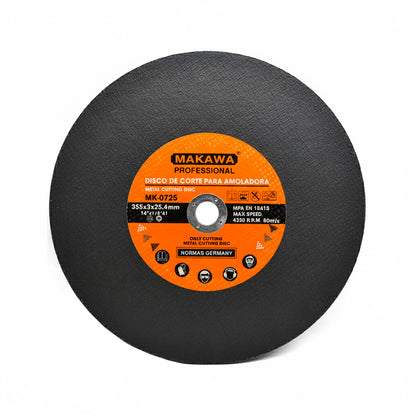DISCO CORTE METAL 14″ 3MM MAKAWA MK-0725