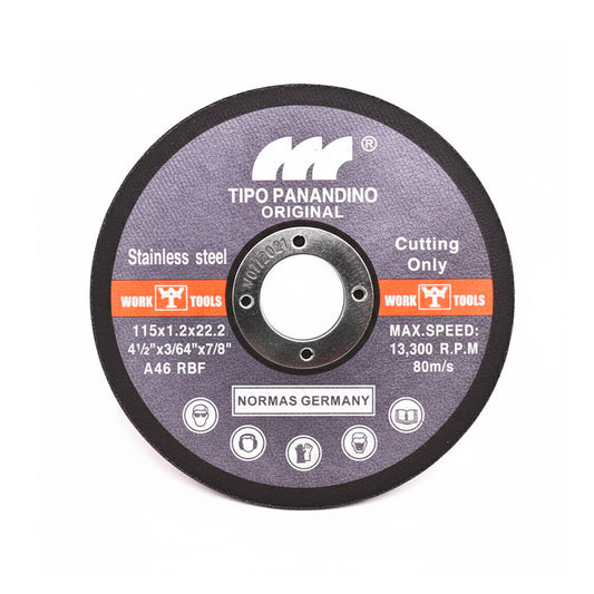 DISCO CORTE METAL 4 1/2″ 1.2MM PANANDINO