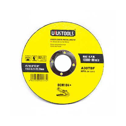 DISCO CORTE METAL 4 1/2″ 3.2MM UYUSTOOLS DCM104
