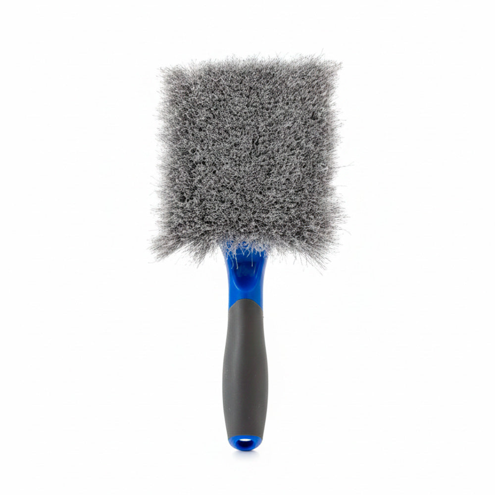 CEPILLO MNAGO PLASTICO GRIS/AZUL LH-4568