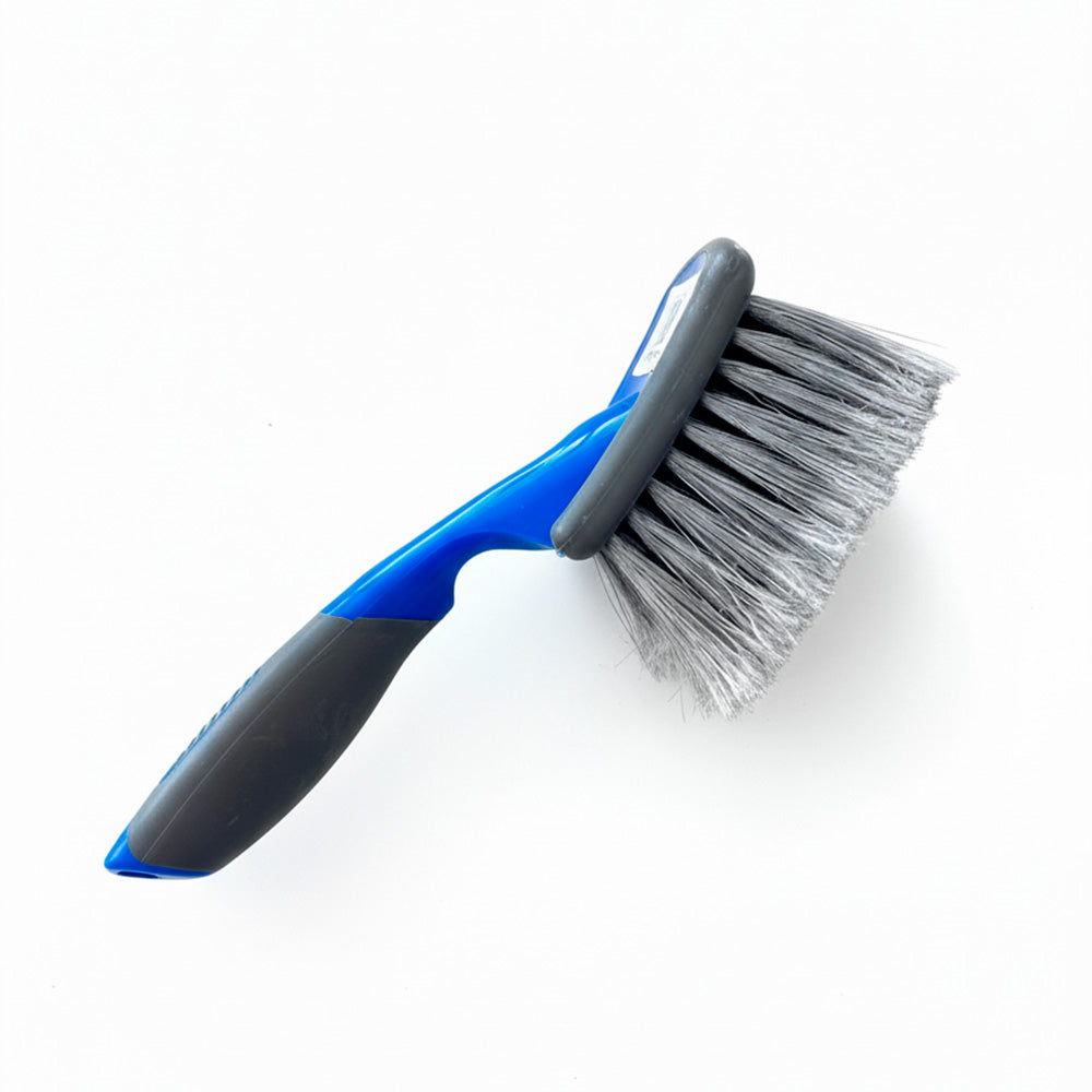 CEPILLO MNAGO PLASTICO GRIS/AZUL LH-4568