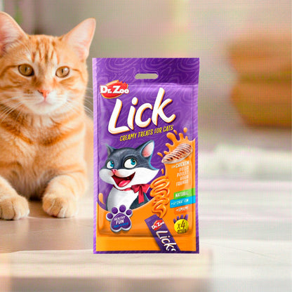 ALIMENTO GATOS DR ZOO LICKS POLLO