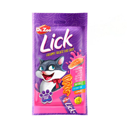 ALIMENTO GATOS DR ZOO LICKS SALMON