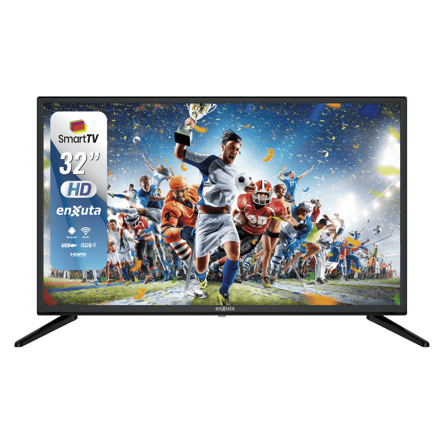 Smart TV LED 32″  Smart TV HD – LEDENX1232SDF2KA – Enxuta