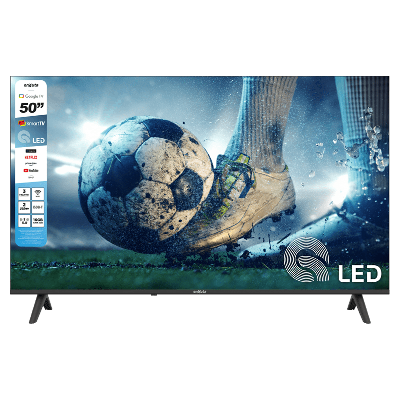 Smart TV QLED Smart TV 50” 4K – Enxuta – LEDENX1250SDF4KW