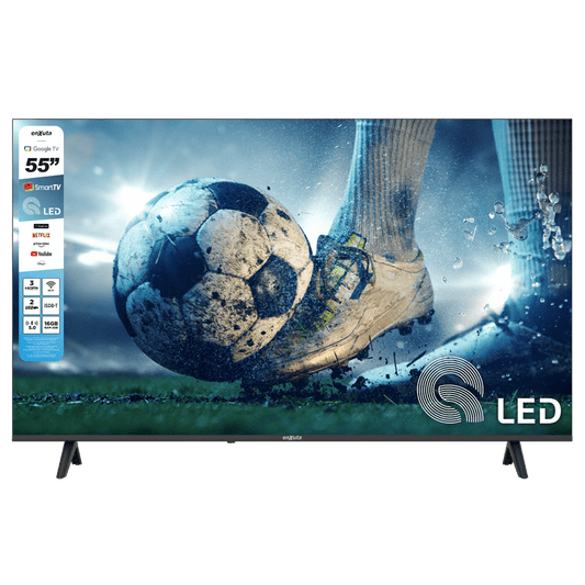 Smart TV QLED Smart TV 55” 4K – Enxuta – LEDENX1255SDF4KW