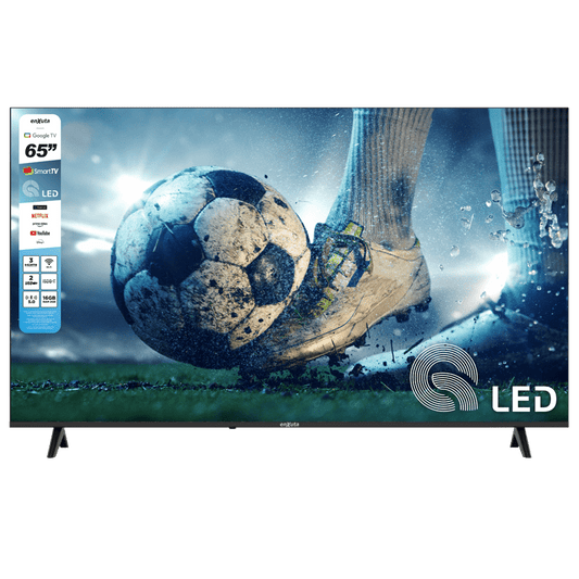 Smart TV QLED Smart TV 65” 4K – Enxuta – LEDENX1265SDF4KW