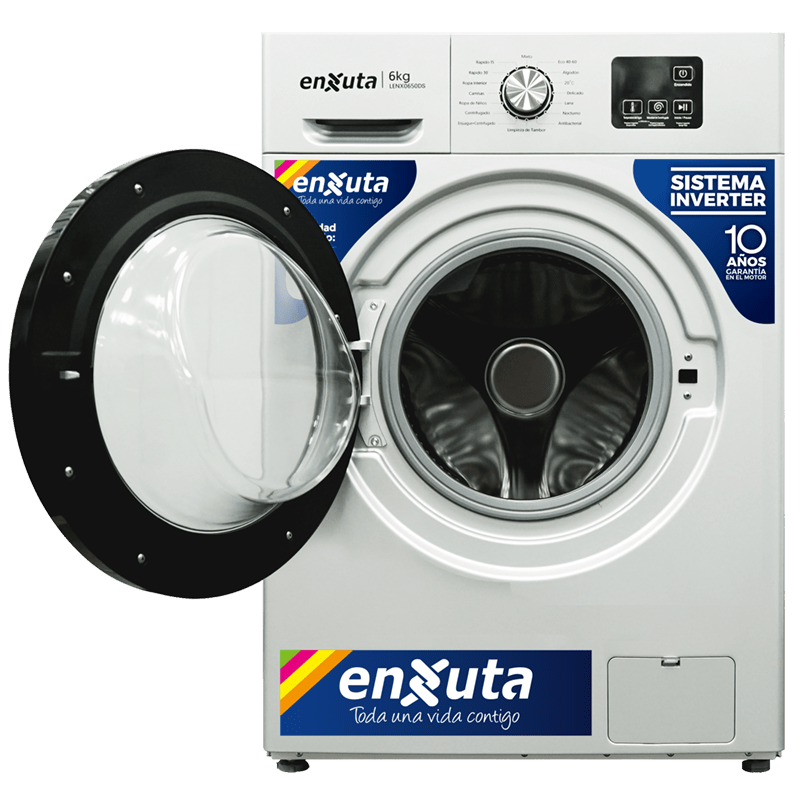 Lavarropas Carga frontal Inverter – LENX0650DS – Enxuta