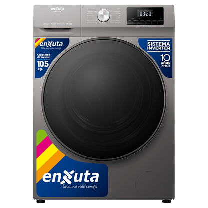 Lavarropas Carga Frontal Inverter – LENX161050S – Enxuta