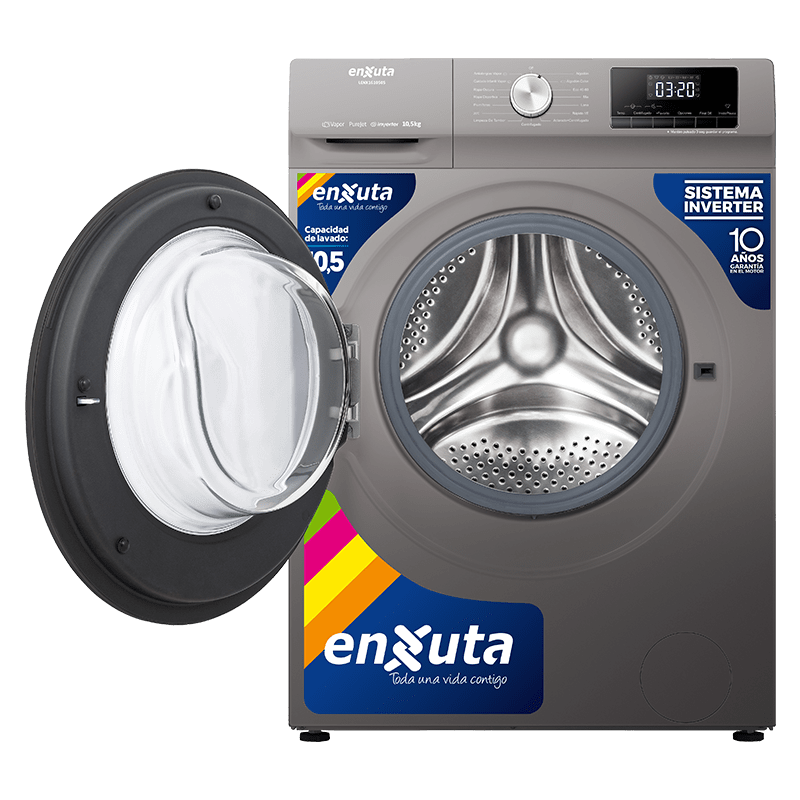 Lavarropas Carga Frontal Inverter – LENX161050S – Enxuta