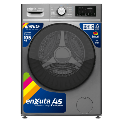 Lavarropas Smart Carga Frontal Inverter – LENXS01050T-1 – Enxuta