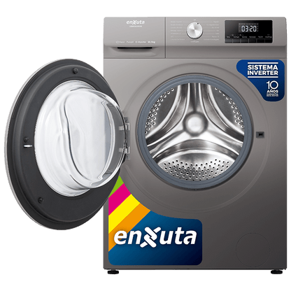 Lavasecarropas 6 Kgs. Inverter – Carga frontal – LSENX1610560S – Enxuta
